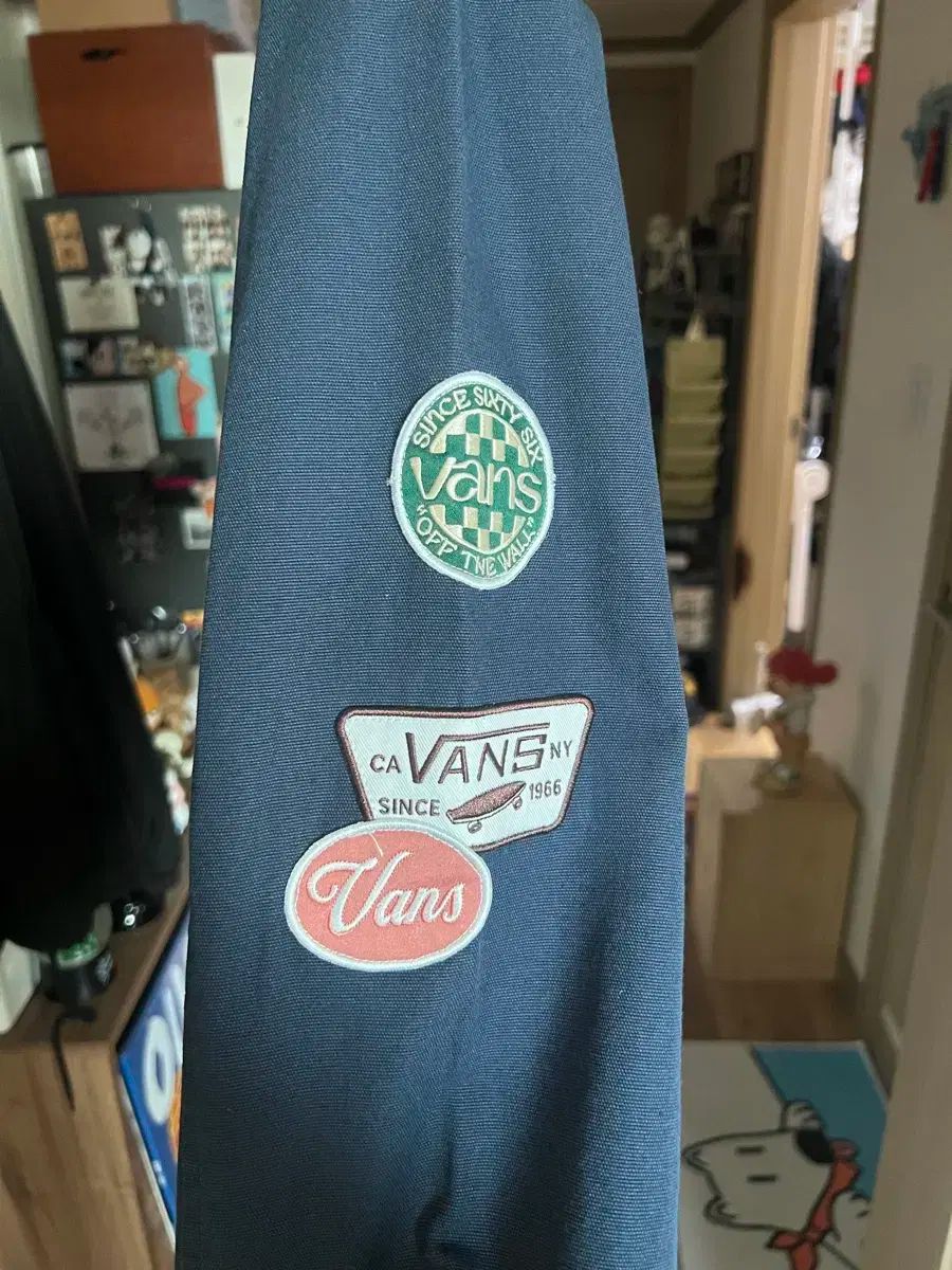 VANS ウォッシュド ジップアップ ジャケット