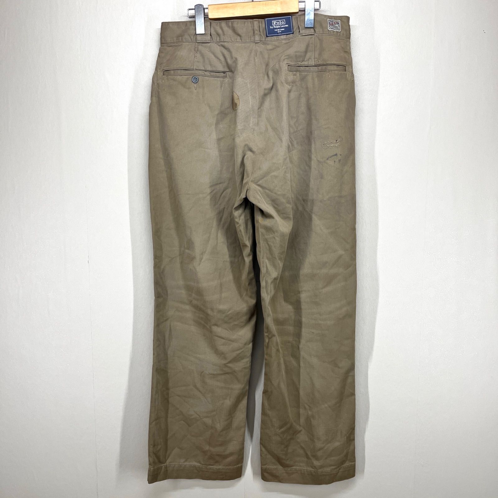 ポロラルフローレン HELMSMAN RUSTIC TWILLチノ カーキ Ｌ
