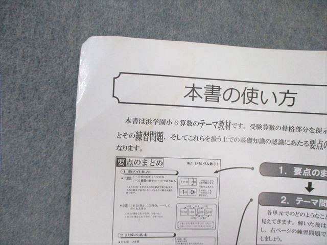 美品！浜学園小6 算数 テーマ教材 計算&小問完全マスター 演習教材 セット 浜学園 小6 テーマ/演習教材/計算＆小問完全マスター 第1～4分冊
