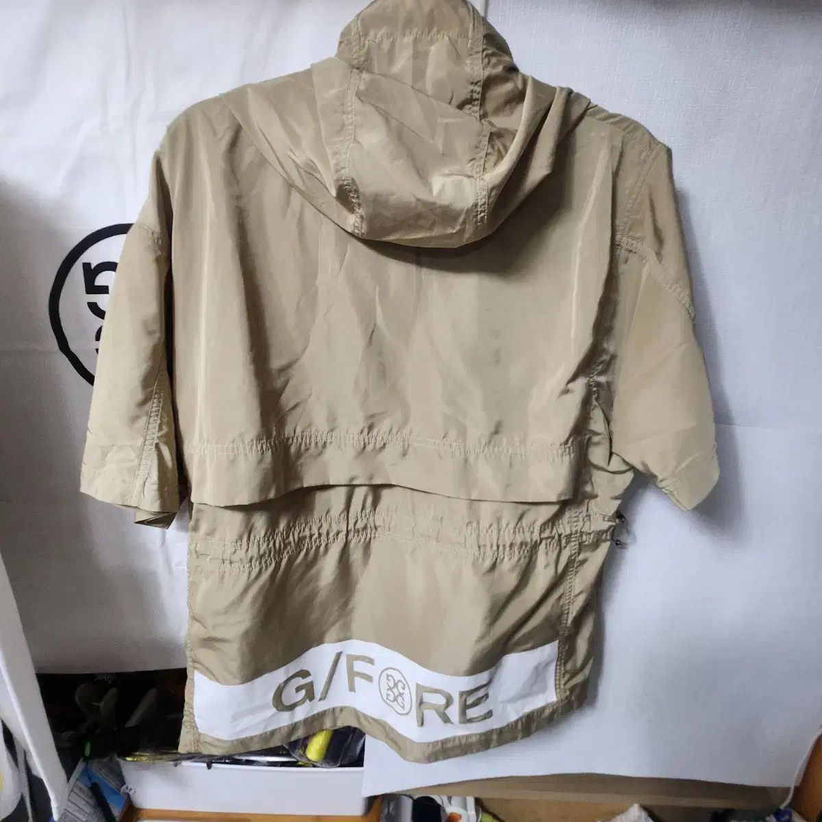 G FORE 半袖 WHOフード Anorak アノラック ウィンドブレーカー M