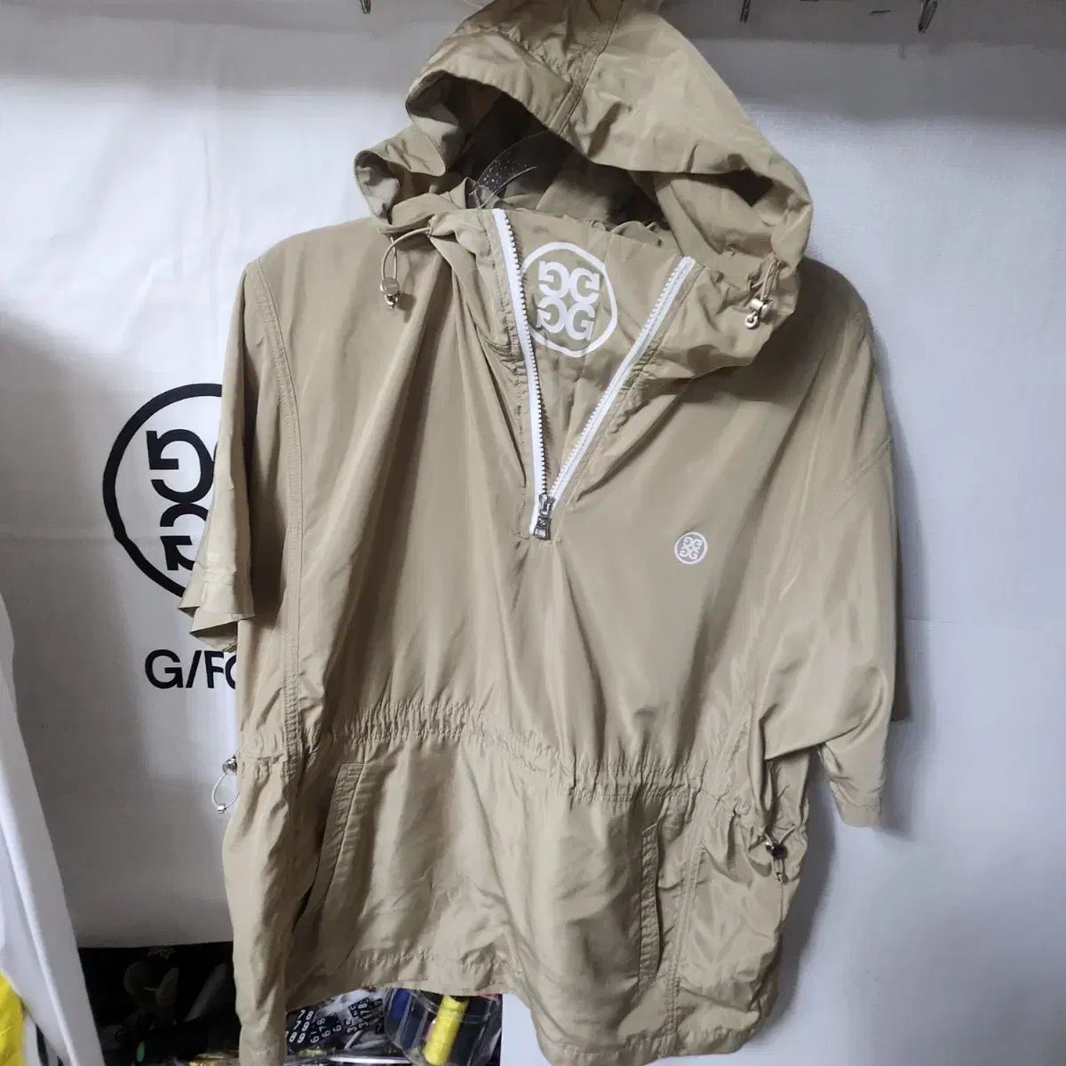 G FORE 半袖 WHOフード Anorak アノラック ウィンドブレーカー M