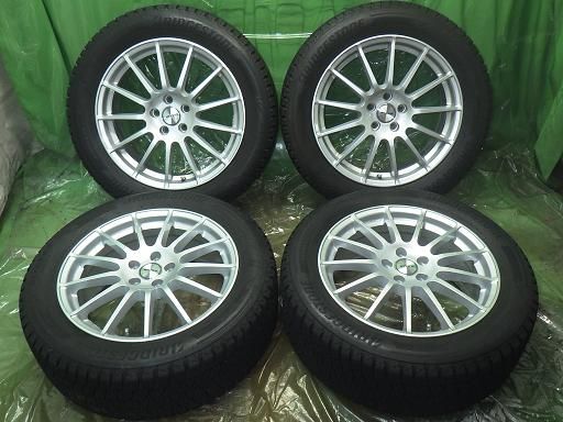 BRIDGESTONE スタッドレス 21年製 バリ山 IRVINE 18インチ ブリヂストン ブリザックDM-V3