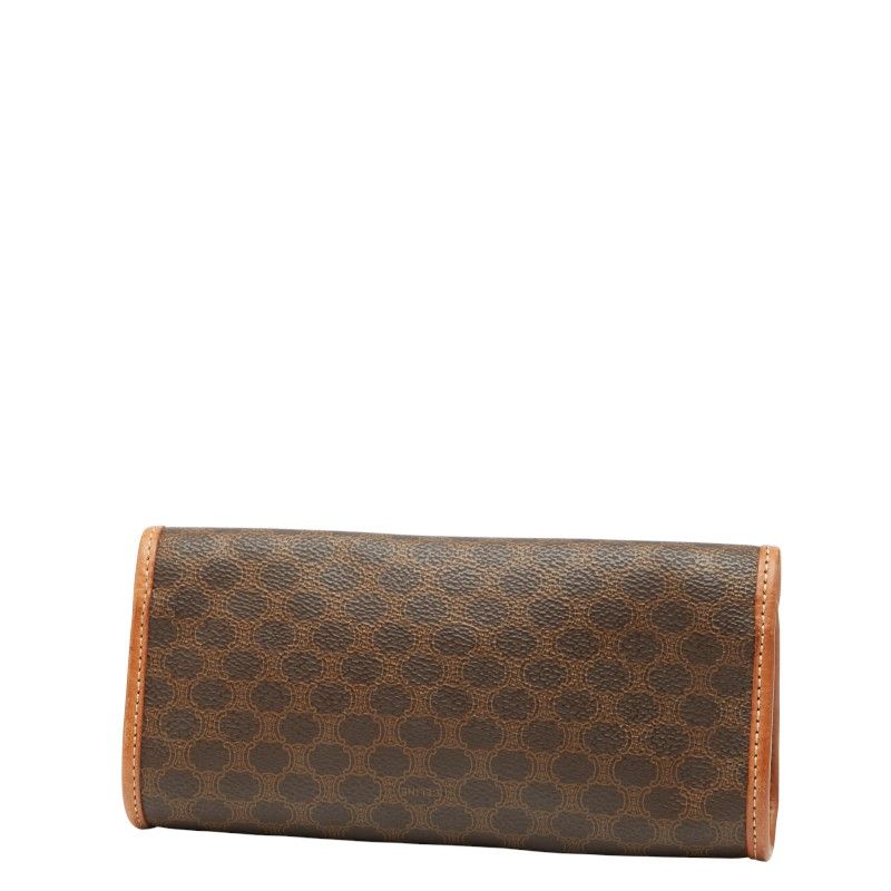 セリーヌ マカダム ブラウン PVC レザー レディース CELINE 1-0234289