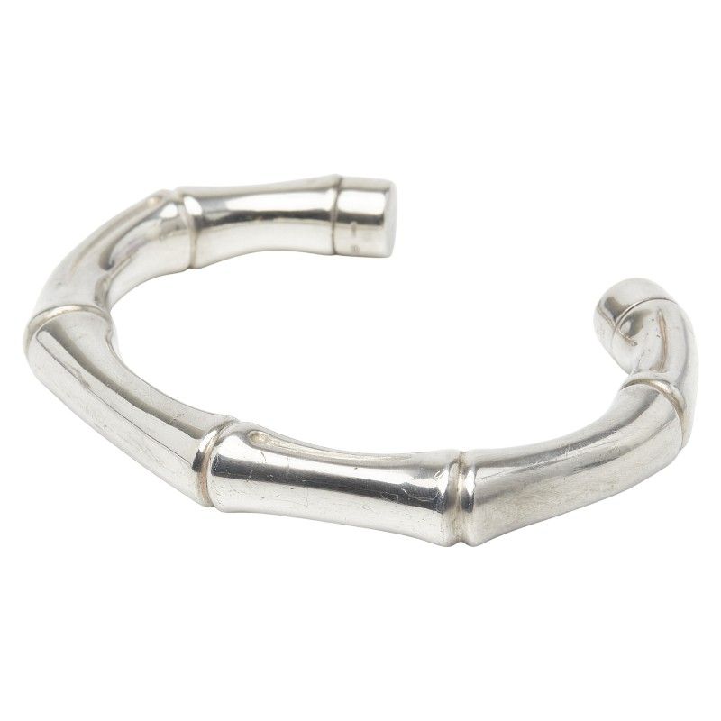 グッチ バンブー バングル ブレスレット #19 SV925 シルバー メンズ