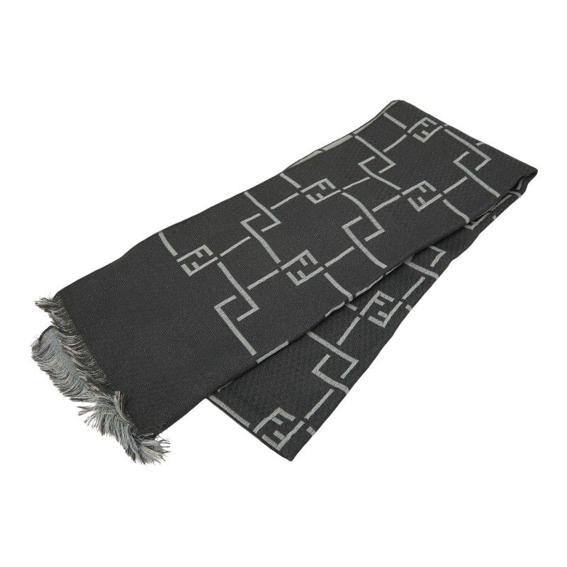 フェンディ ズッカ リバーシブル ストール マフラー グレー レーヨン レディース FENDI 1-0235662