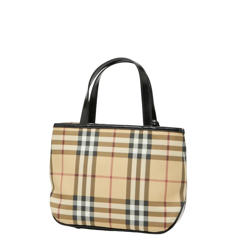 バーバリー ノバチェック ハンドバッグ トートバッグ ベージュ