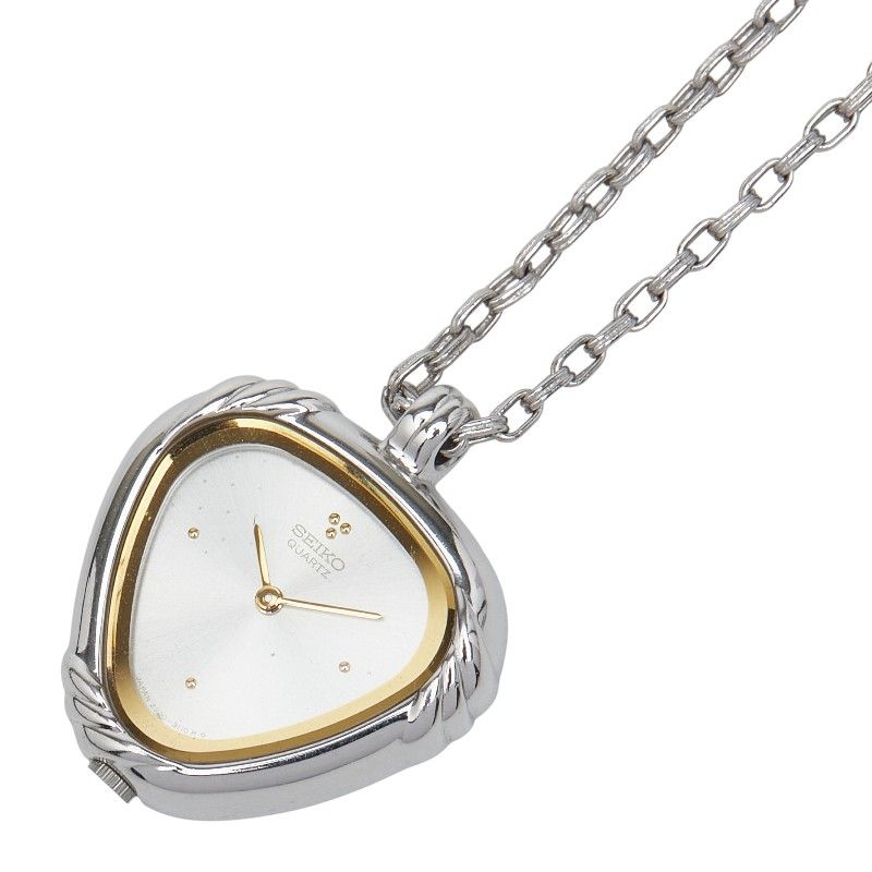 セイコー ネックレス型時計 ペンダントウォッチ 2320-6580 シルバー メタル レディース SEIKO 1-0236099