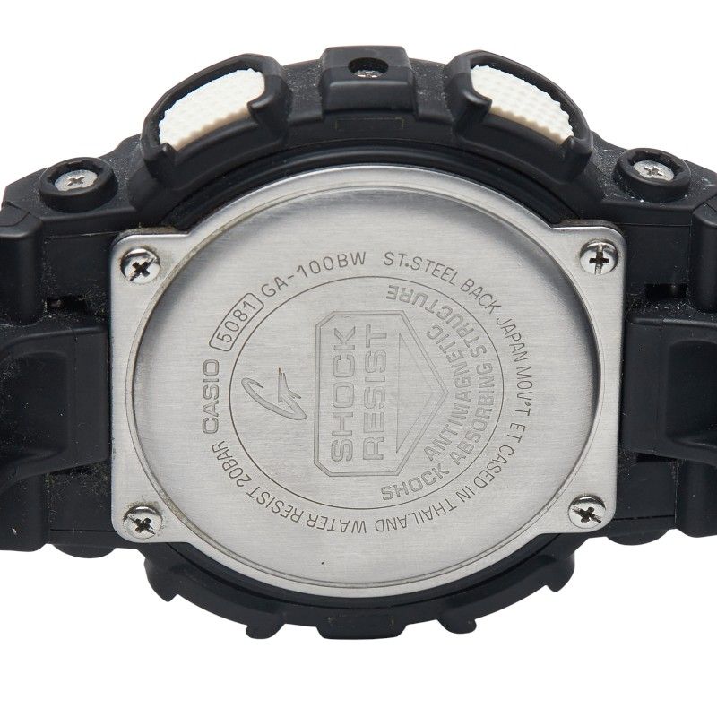  カシオ G SHOCK GA 100 BW 1 A ブラック ステンレススチール 樹脂系 メンズ CASIO 0236752 その他 時計