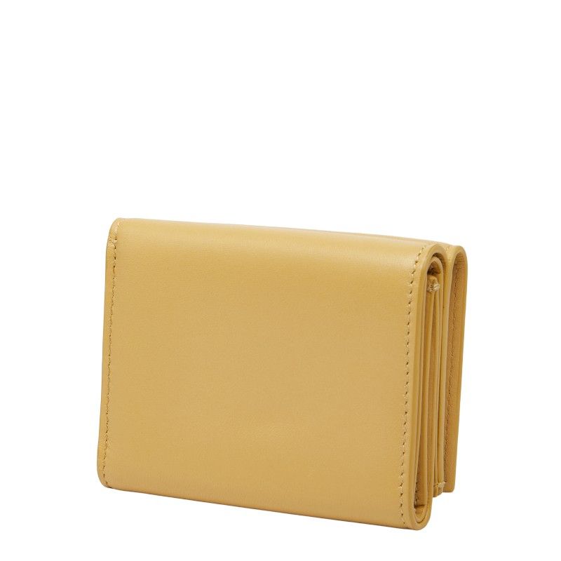 ロエベ アナグラム トライフォールド イエロー レザー レディース LOEWE 234-39574