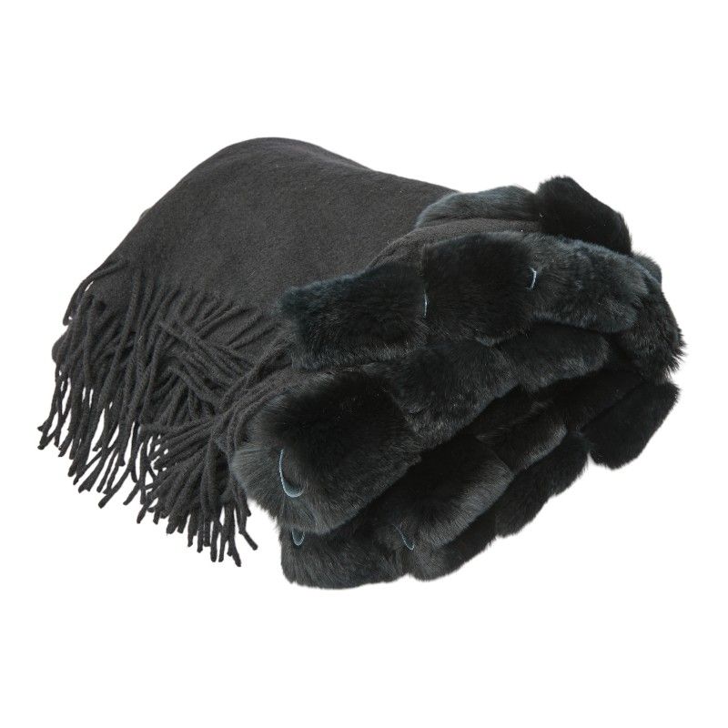 ジバンシー ブラック ウール ファー レディース Givenchy 1-0239707