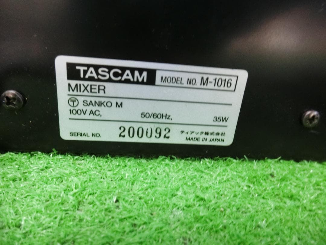 Z7 TASCAM タスカム ステージミキサー M-1016 保証付 2510