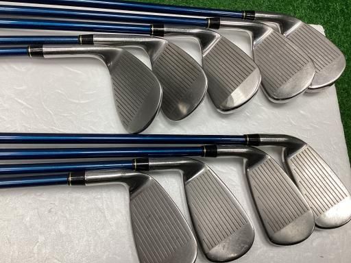 中古】 つるや AXEL DUAL IMPACT Z HM 10S アイアンセット IR AXEL