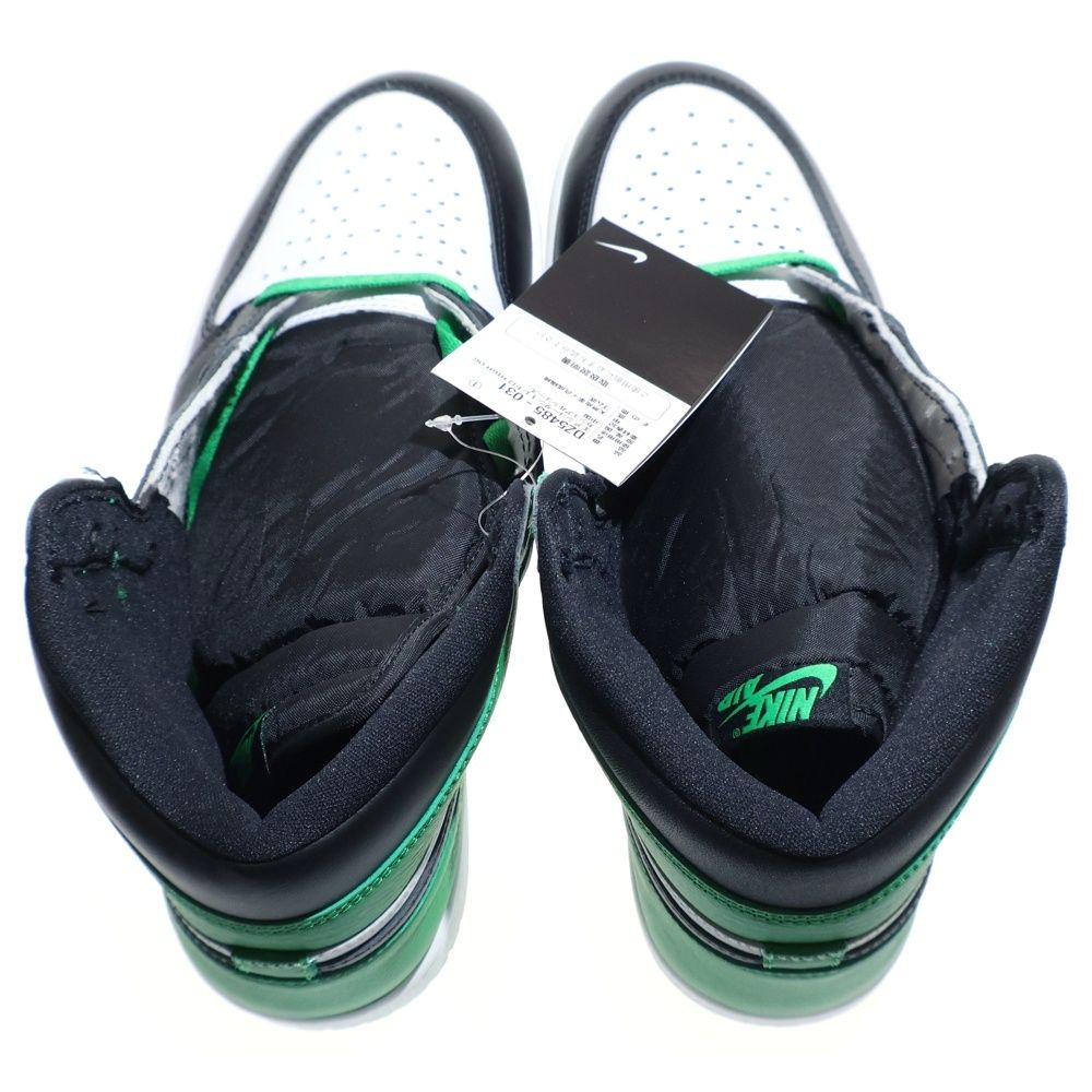 NIKE (ナイキ) AIR JORDAN 1 HI BLACK AND LUCKY GREEN エアジョーダン