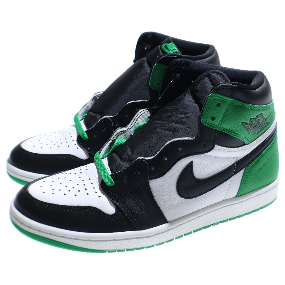 NIKE (ナイキ) AIR JORDAN 1 HI BLACK AND LUCKY GREEN エアジョーダン