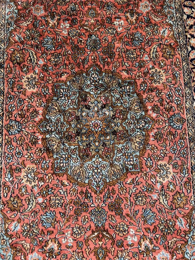 ビンテージ ラグ シルクラグ 絹 カーペット キリム 163x92cm 絨毯 ペルシャ絨毯 手織り 細長い 長方形 ビンテージラグ 幾何学 ビンテージ ワンルーム バルーチ トルクメン トライバル ラグ