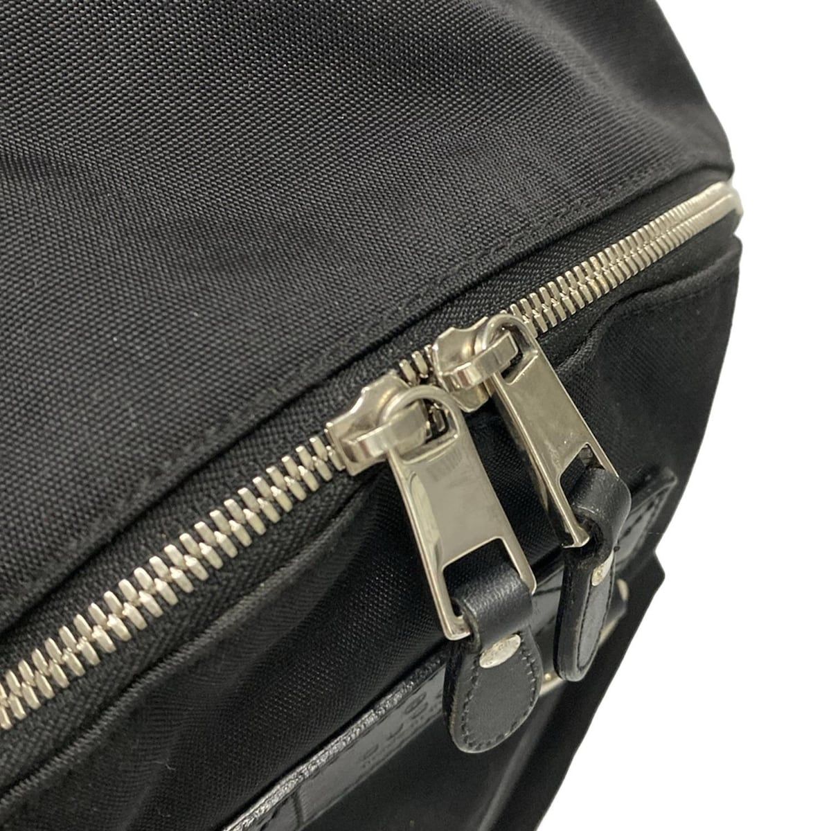 GUCCI グッチ リュックサック - 268184 黒 シェリー ウェブ レザー DECORATOM_COM_BR