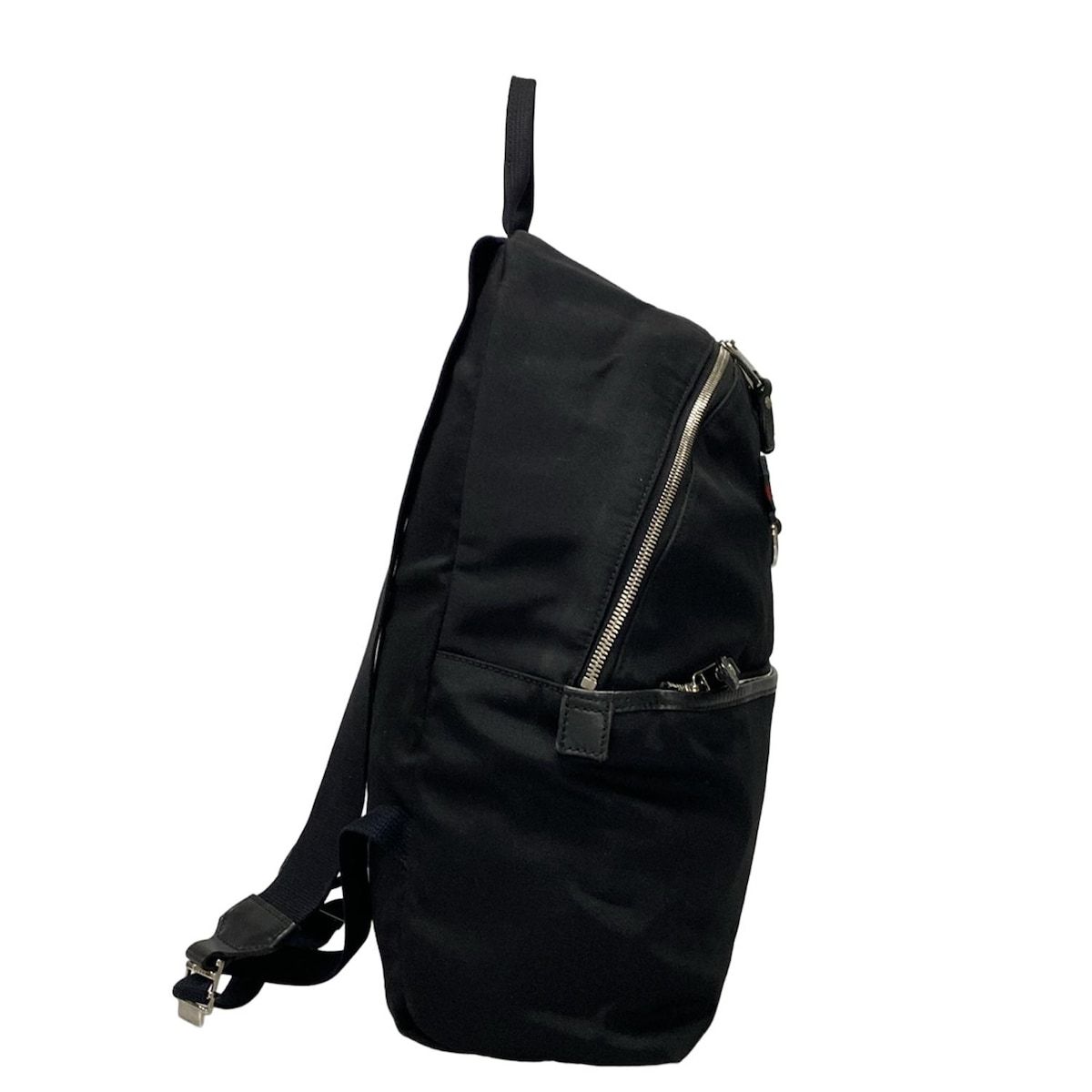 GUCCI グッチ リュックサック - 268184 黒 シェリー ウェブ レザー