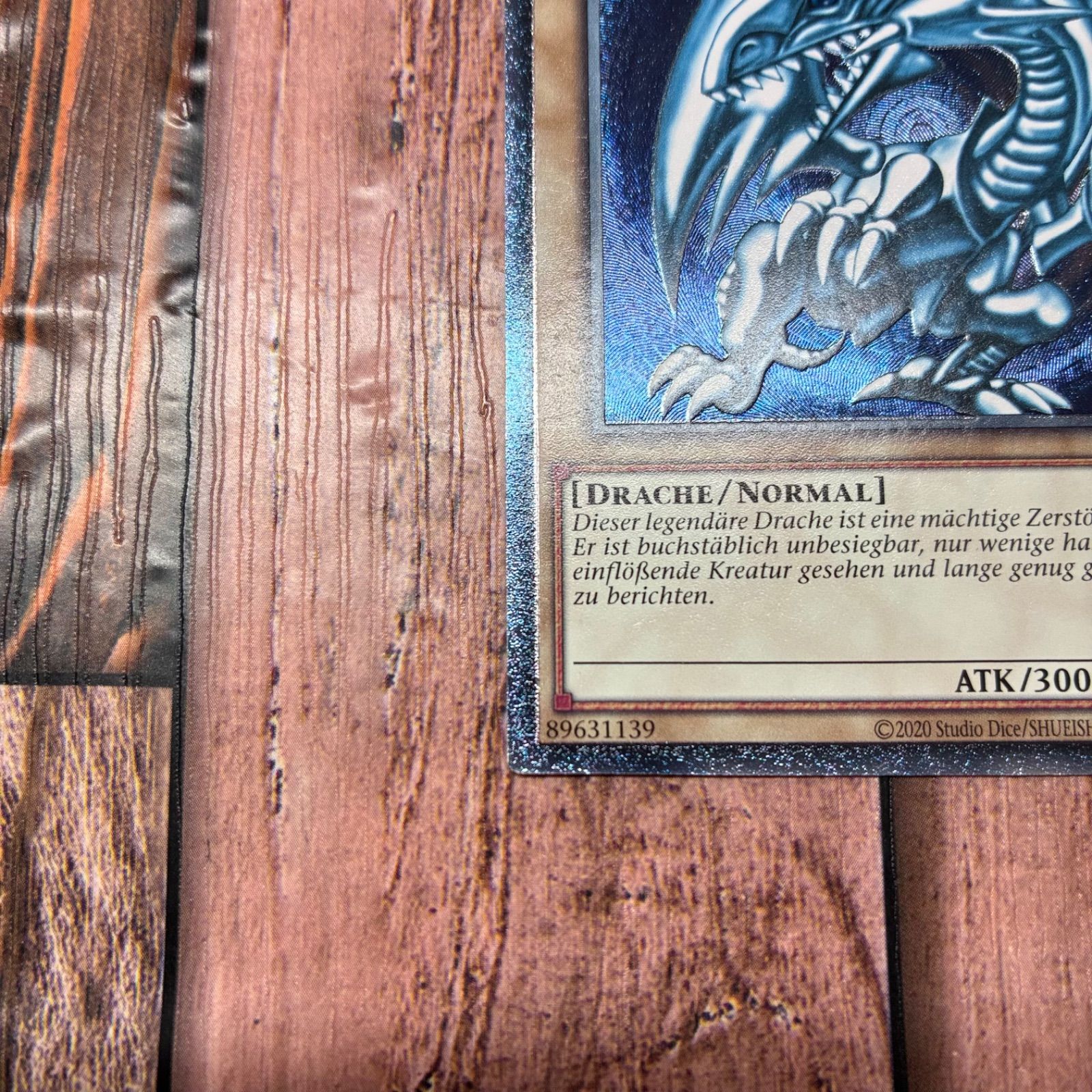 遊戯王 ドイツ版 EU版 青眼の白龍 OTS28 レリーフ - メルカリ