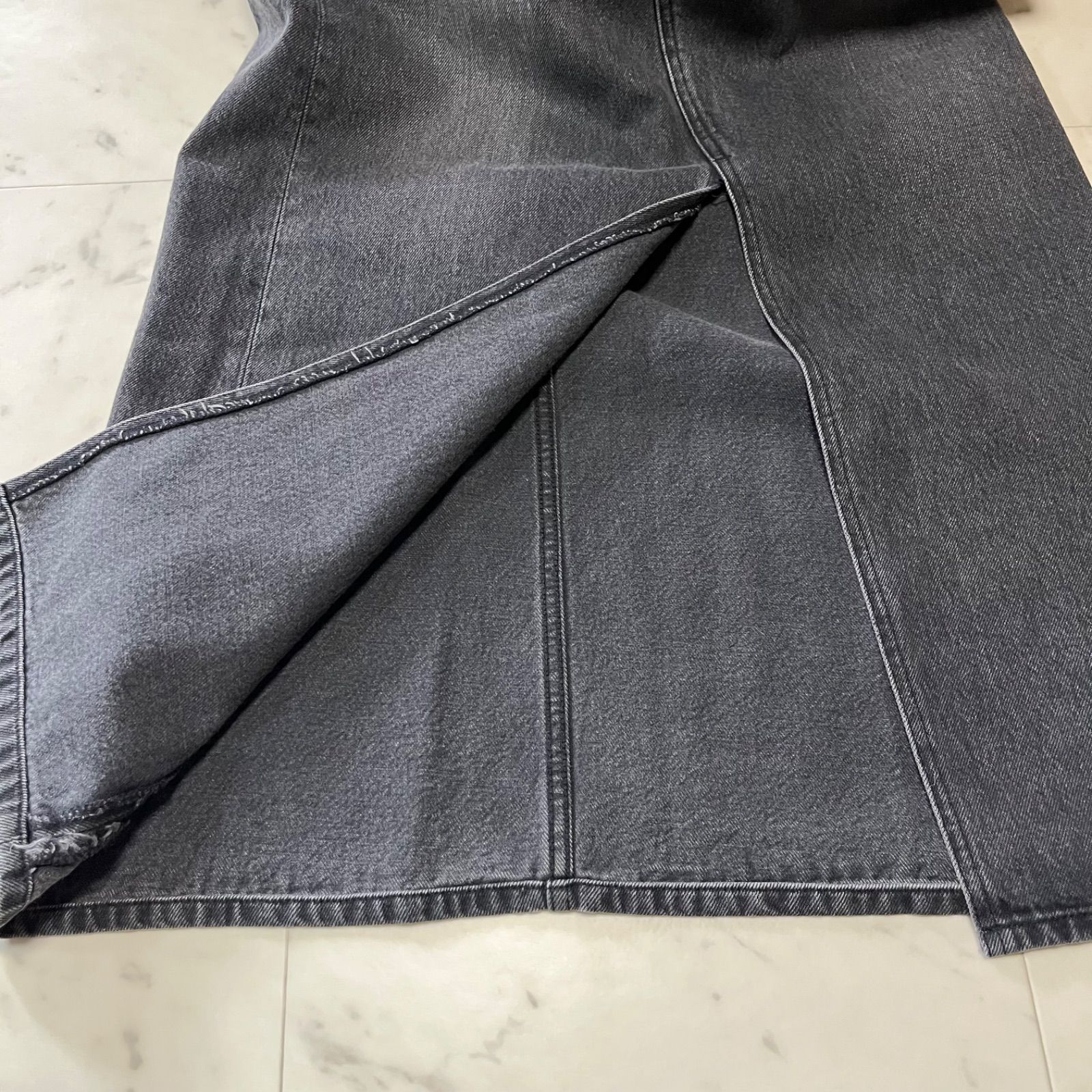 ロングデニムスカート