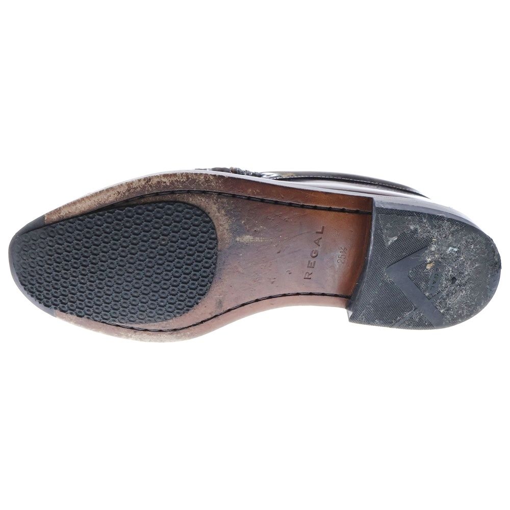 REGAL リーガル 43 VR ヴァンプローファー レザーシューズ ダークブラウン X 22 K