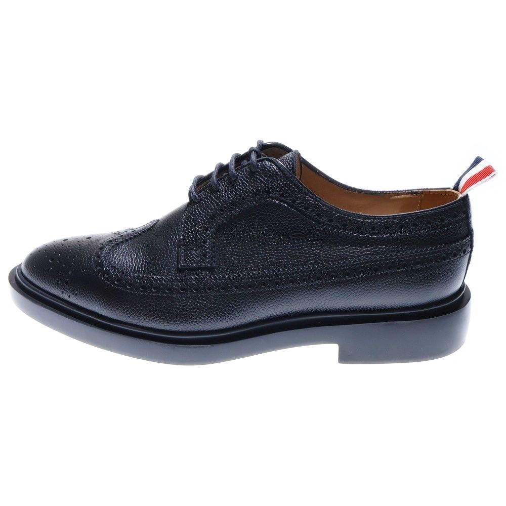THOM BROWNE トムブラウン CLASSIC LONGWING BROGUE クラシック ウイングチップ レザー ドレスシューズ ブローグシューズ ブラック MFD002H-00198