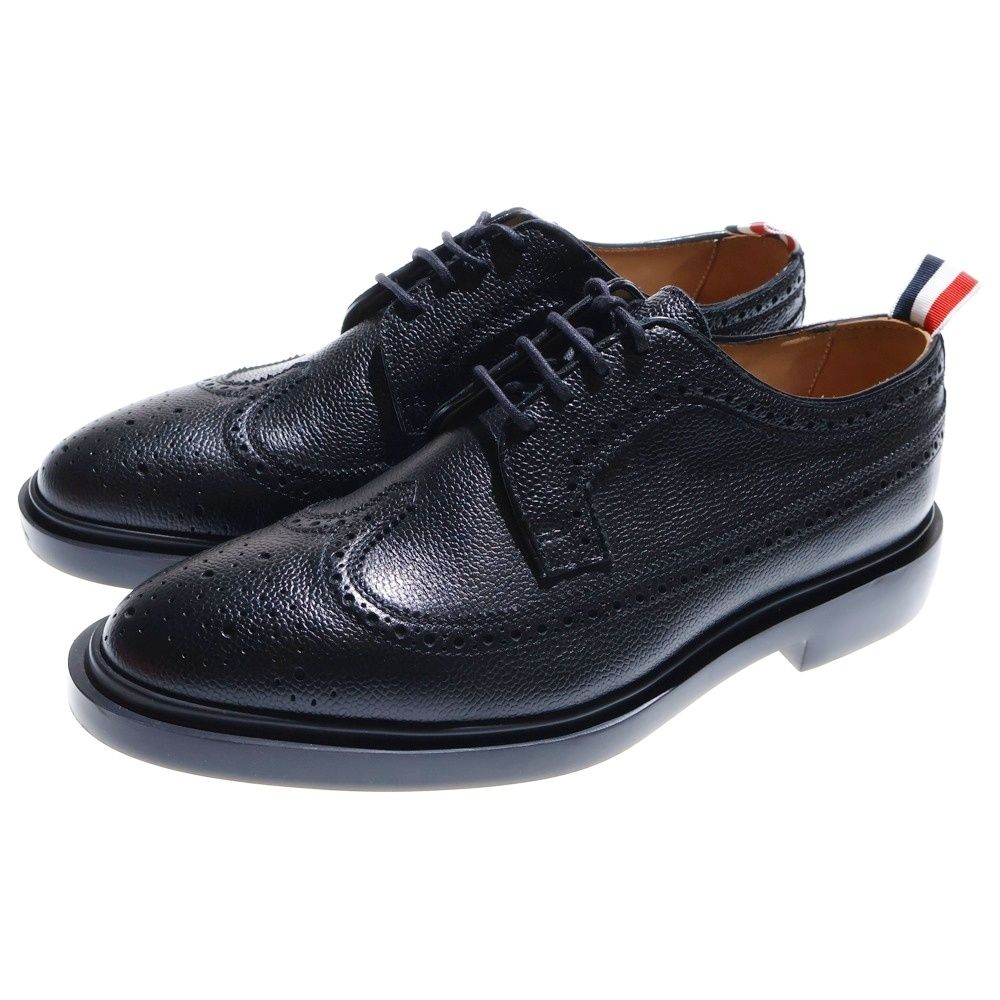 THOM BROWNE トムブラウン CLASSIC BROGUE クラシック ウイングチップ レザー ドレスシューズ ブローグシューズ ブラック MFD 002 H-00198