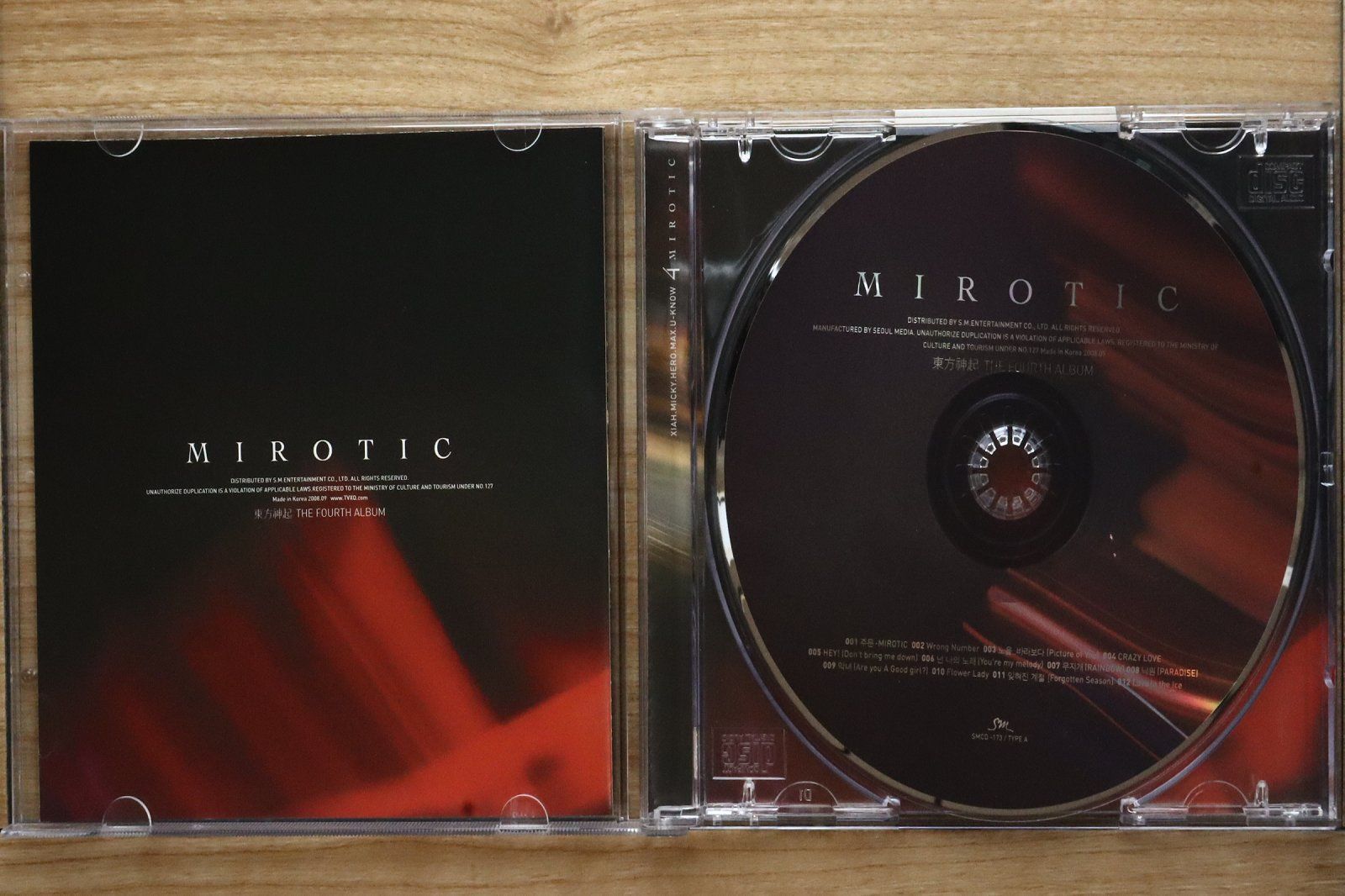 中古CD☆東方神起/TOHOSHINKI□ MIROTIC 【SMCD173/8809049754002