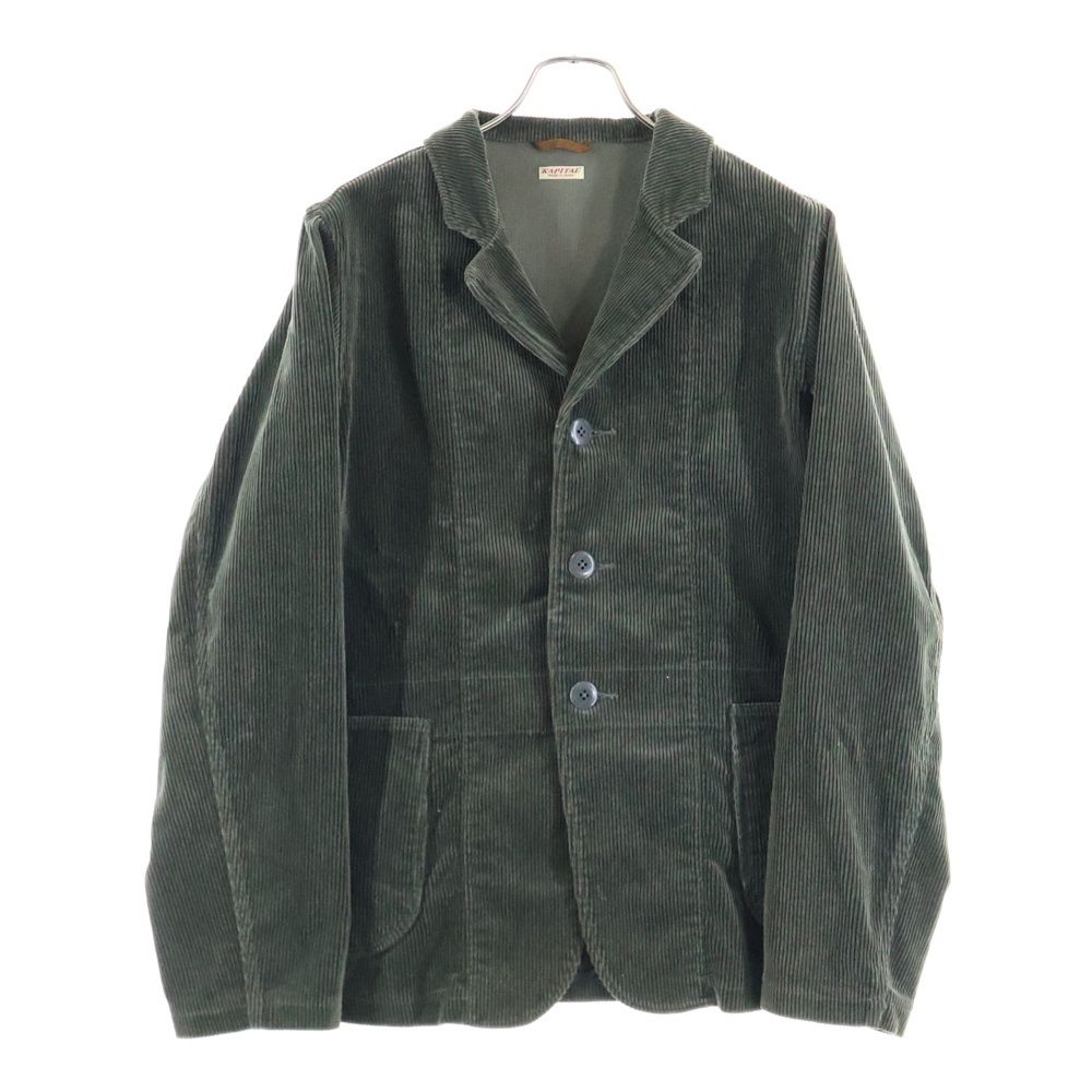 KAPITAL キャピタル 7W コーデュロイホスピタルJKT テーラードジャケット カーキ EK-807