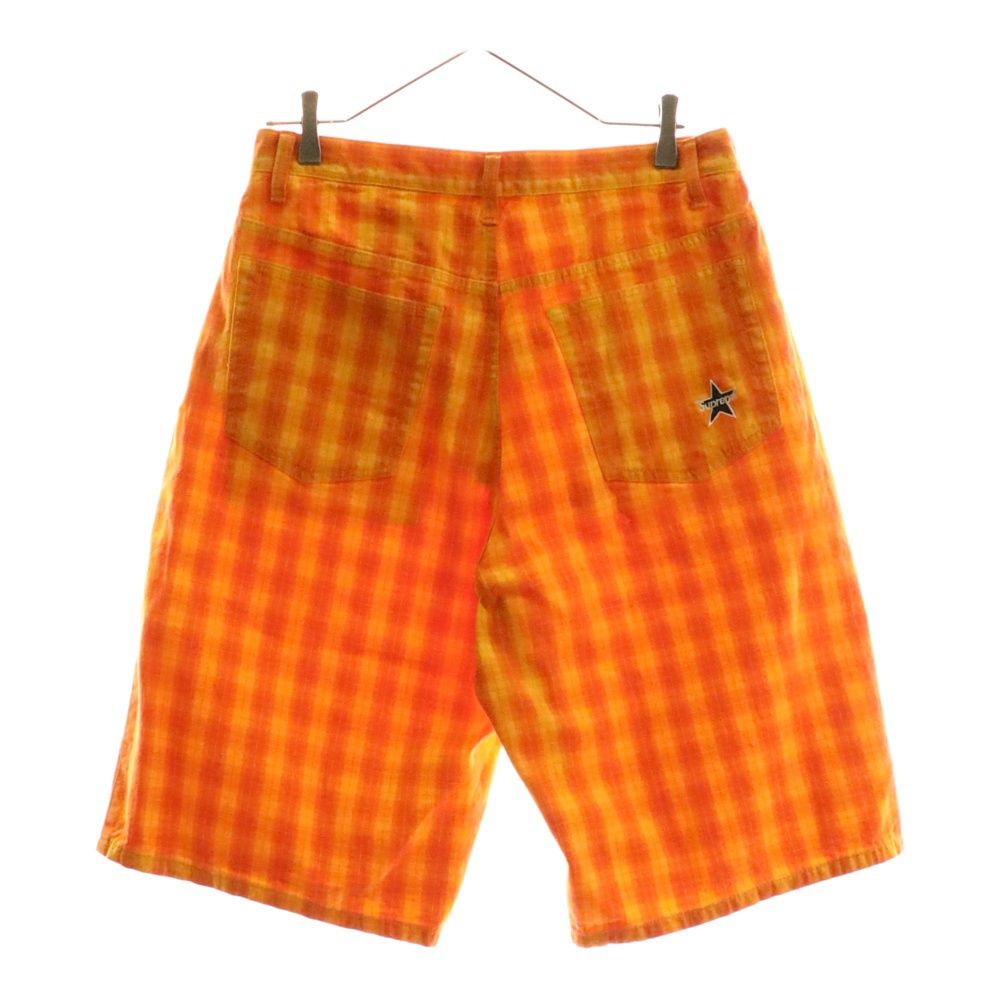 SUPREME シュプリーム 24 SS Plaid Baggy Short プレイドバギーショーツ ハーフパンツ オレンジ