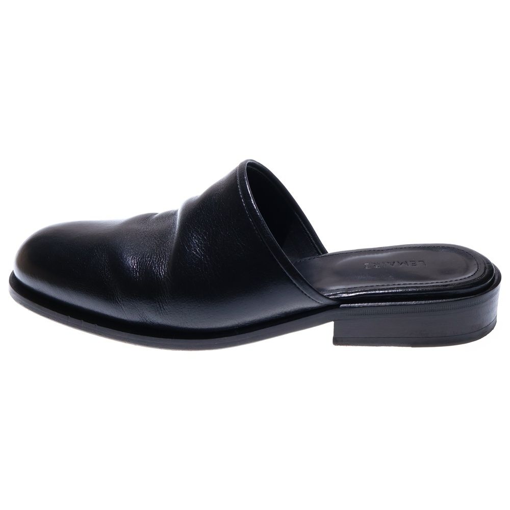 LEMAIRE ルメール SQUARE MULE FO0033 LL0042 スクエア レザーミュール ブラック