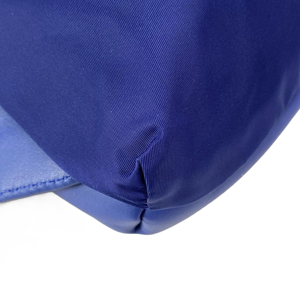 ブルー×レッド×マルチ レザー