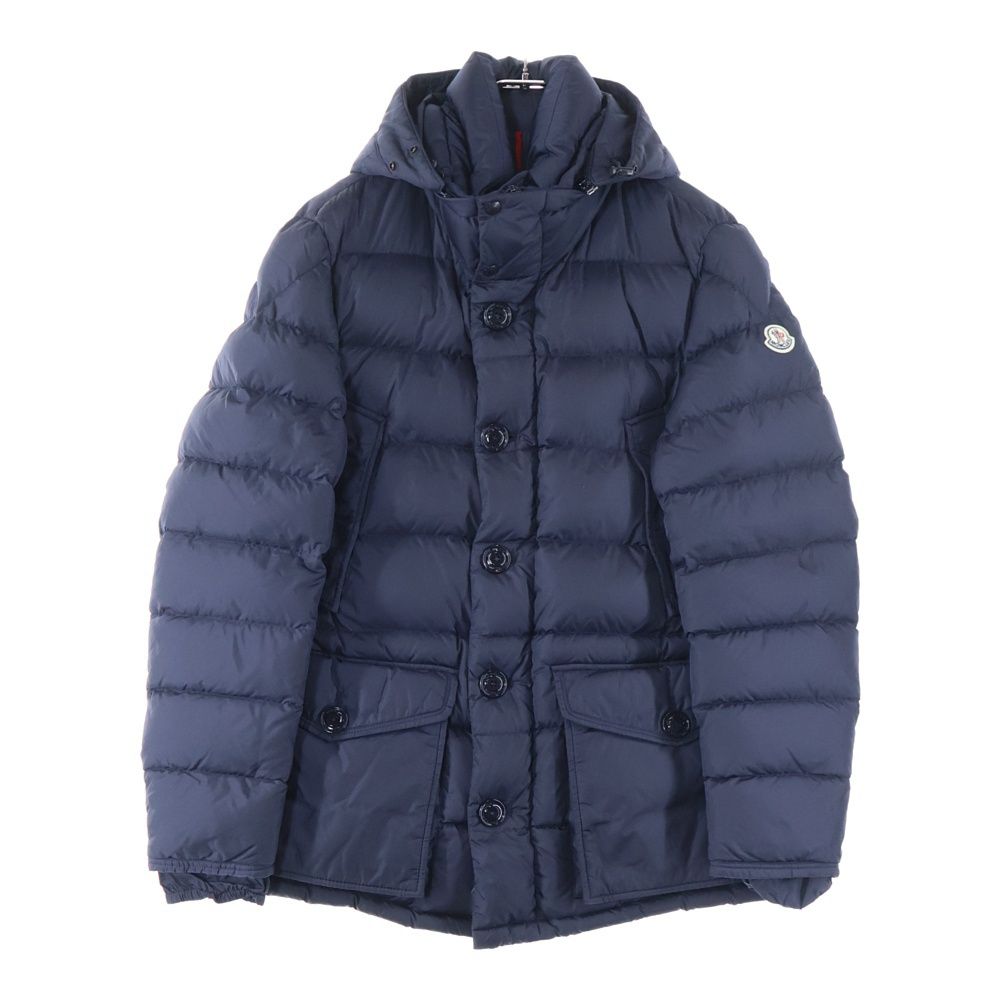 MONCLER モンクレール 15AW CLUNY クラニー ジップアップ ナイロン ダウンジャケット ネイビー A20914138025 68352