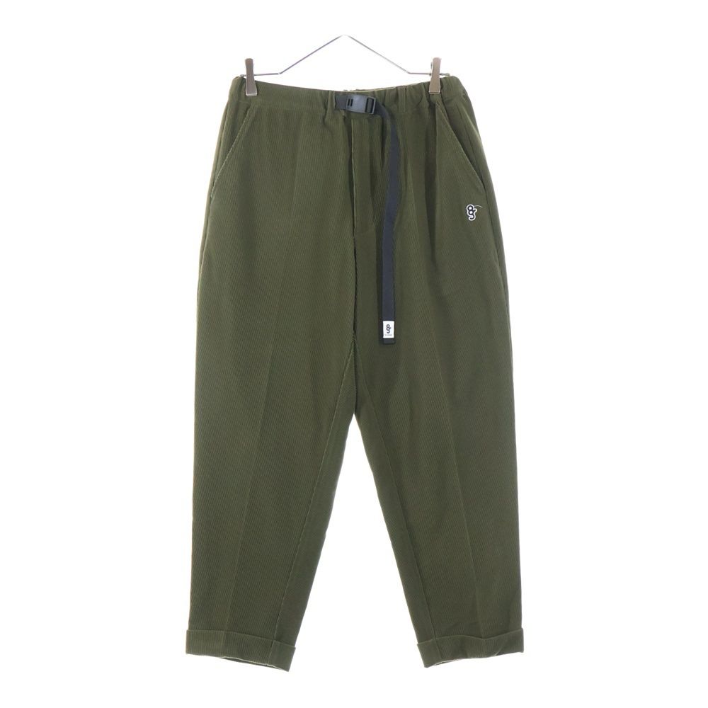8G SHOOT エイジシュート HIGH TENSION CORDUROY CENTER PRESS PANTS ハイテンション コーデュロイ センタープレス パンツ カーキ 8G25-001