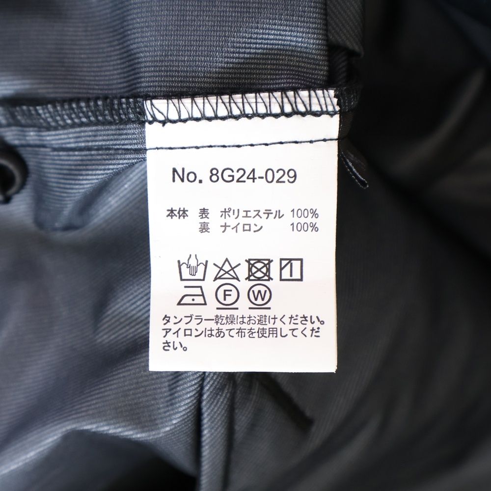 8G SHOOT (エイジシュート) COLLARLESS ZIP JACKET カラーレス 撥水