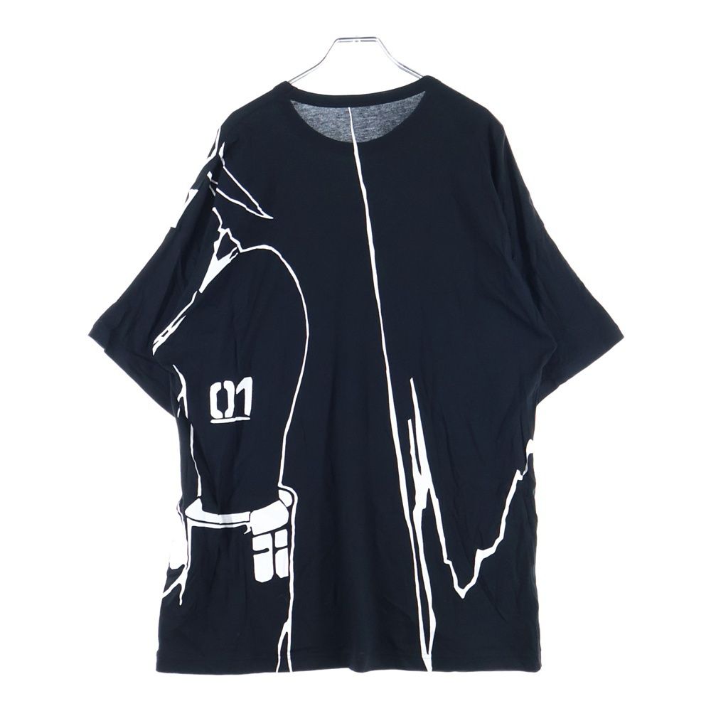 Ground Y (グラウンドワイ) ×初音ミク プリント半袖Tシャツ ブラック