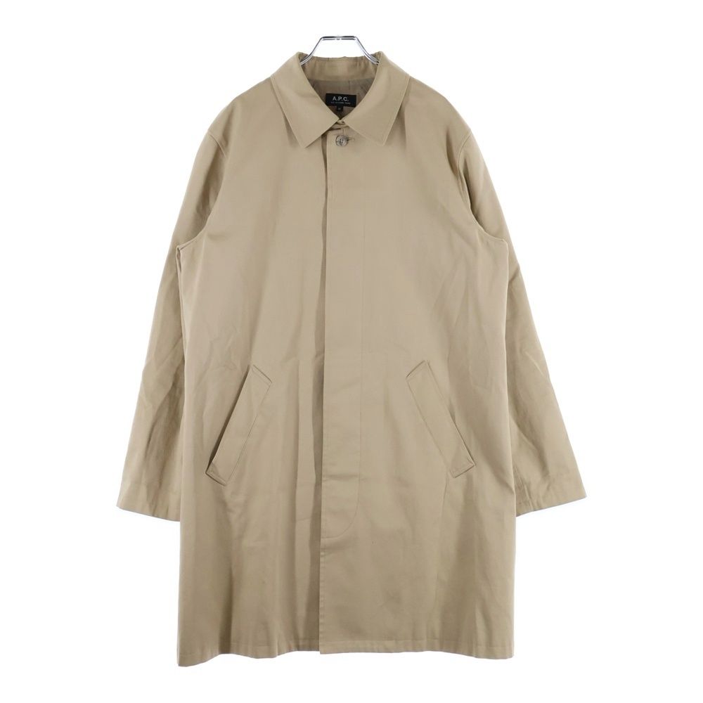 A.P.C (アーペーセー) コットン 6B ダブルポケット ステンカラーコート ブラウン 24531-20252
