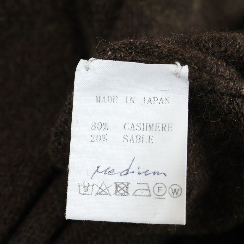 Kaval (カヴァル) Cashmere Sable Knit カシミヤ セーブル クルー