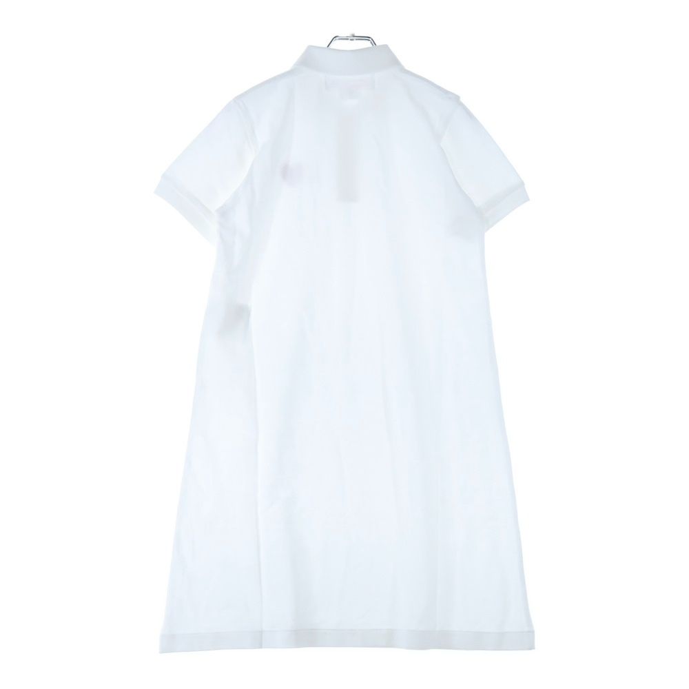 COMME DES GARCONS GIRL コムデギャルソンガール コットン ハートロゴ刺繍 半袖ポロシャツワンピース レディース ホワイト NY-T 301