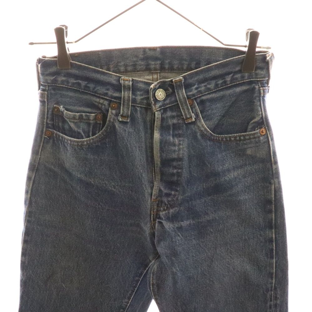 Levi s リーバイス 70S VINTAGE 501 66後期 ボタン裏6 スモールe チェーンステッチ 赤耳 ボタンフライ ヴィンテージ デニムパンツ レディース インディゴ DECORATOM_COM_BR