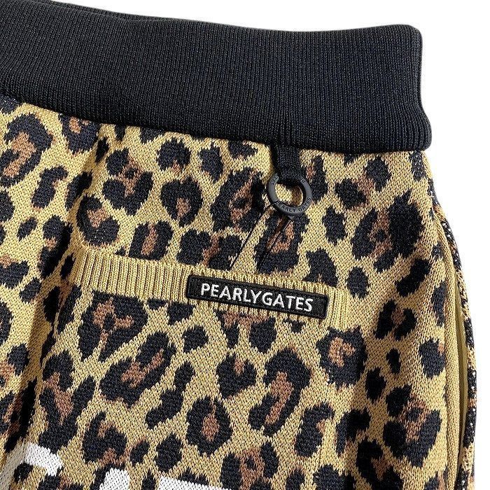 PEARLY GATES 総柄PGロゴセーター ブラウン