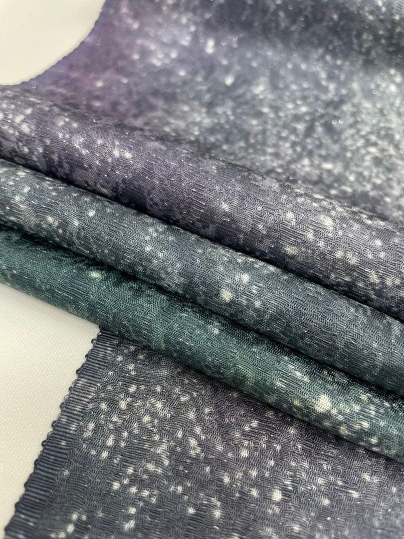 小紋 吉野一廉 銀通し 辻ヶ花 落款入 正絹 反物 - メルカリ