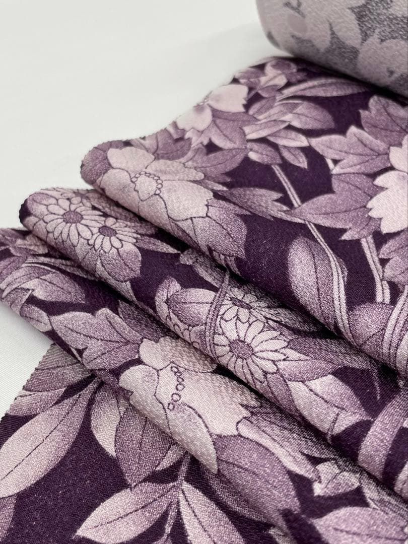 小紋 紋意匠 草花 正絹 反物 - メルカリ