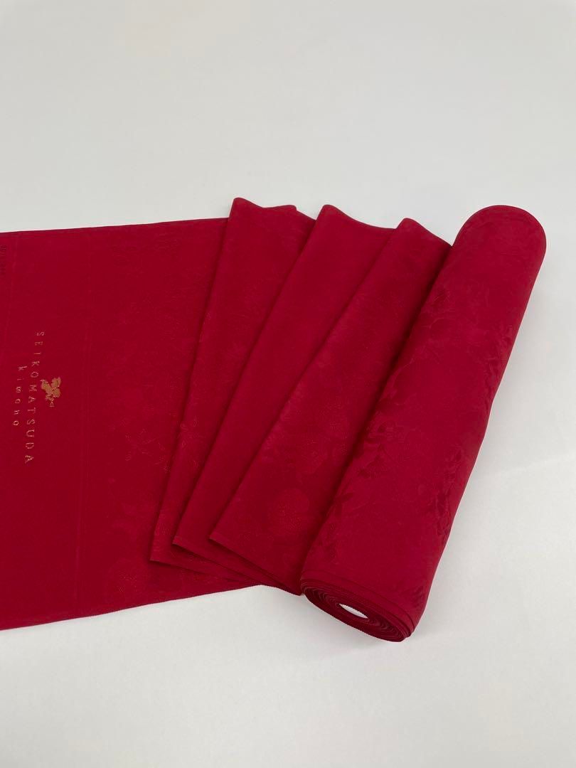 金彩作家 太田洋 付け下げ 百合にカスミソウ 反物 銀彩 グリッター 紋