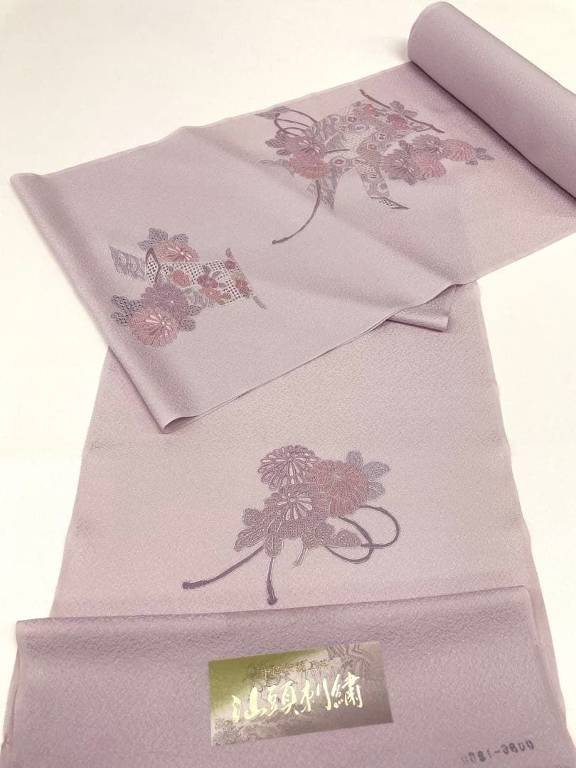 付け下げ 汕頭刺繍 相良刺繍 正絹 反物 付け下げ 汕頭刺繍 相良刺繍 正絹 反物