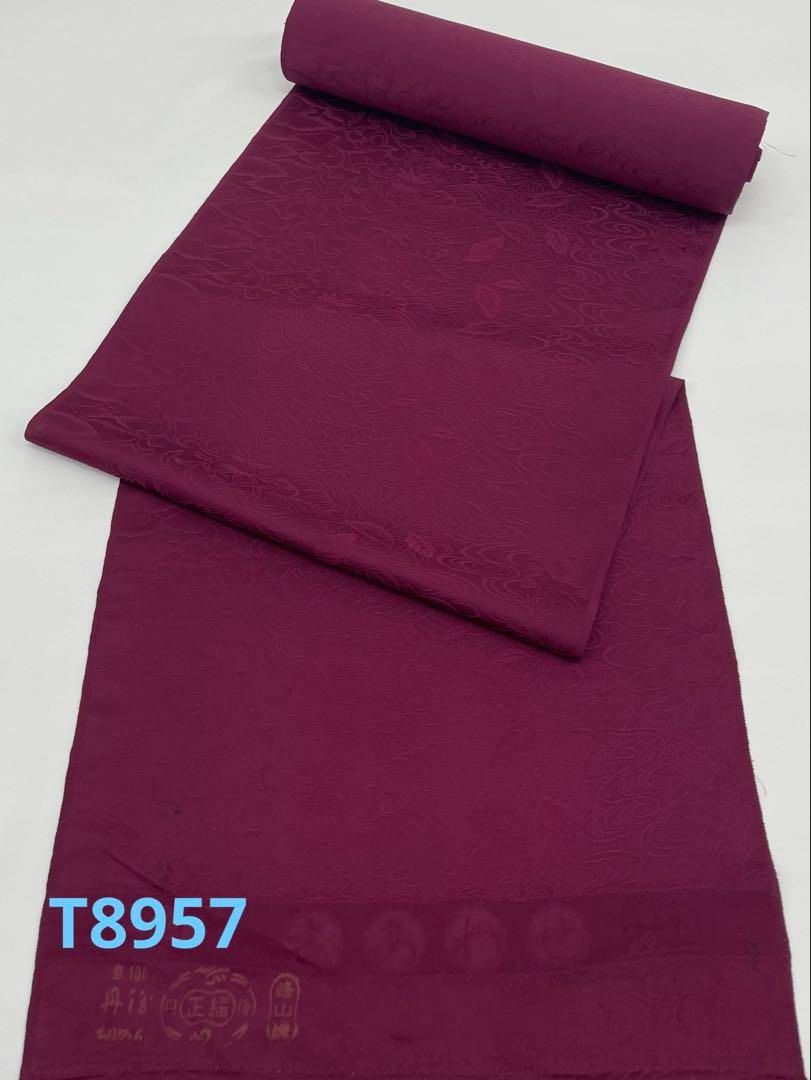 色無地 紋意匠 縦柄 正絹 反物 色無地 ふくれ織 紋意匠 辻ヶ