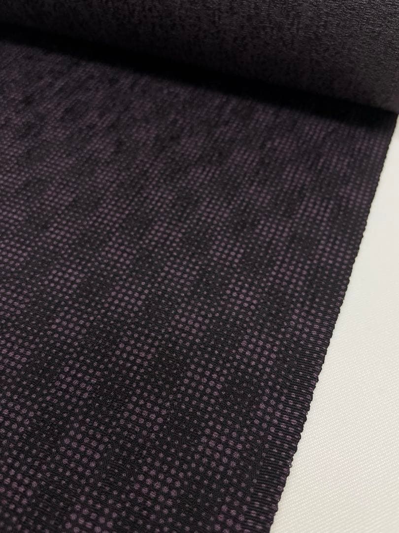 小紋 市松模様 日本の絹 正絹 反物 - メルカリ