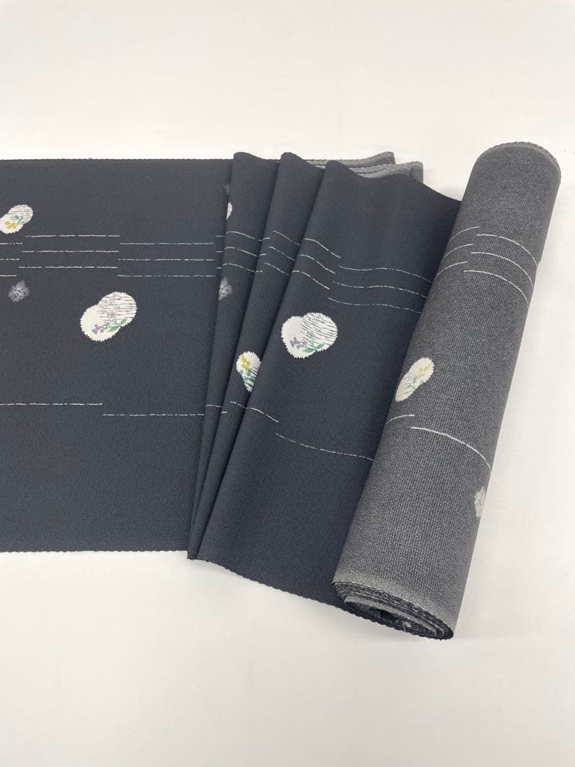 小紋 染の北川 金彩 藍鉄色 正絹 反物 小紋 染の北川 金彩 藍鉄色 正絹 反物 - メルカリ