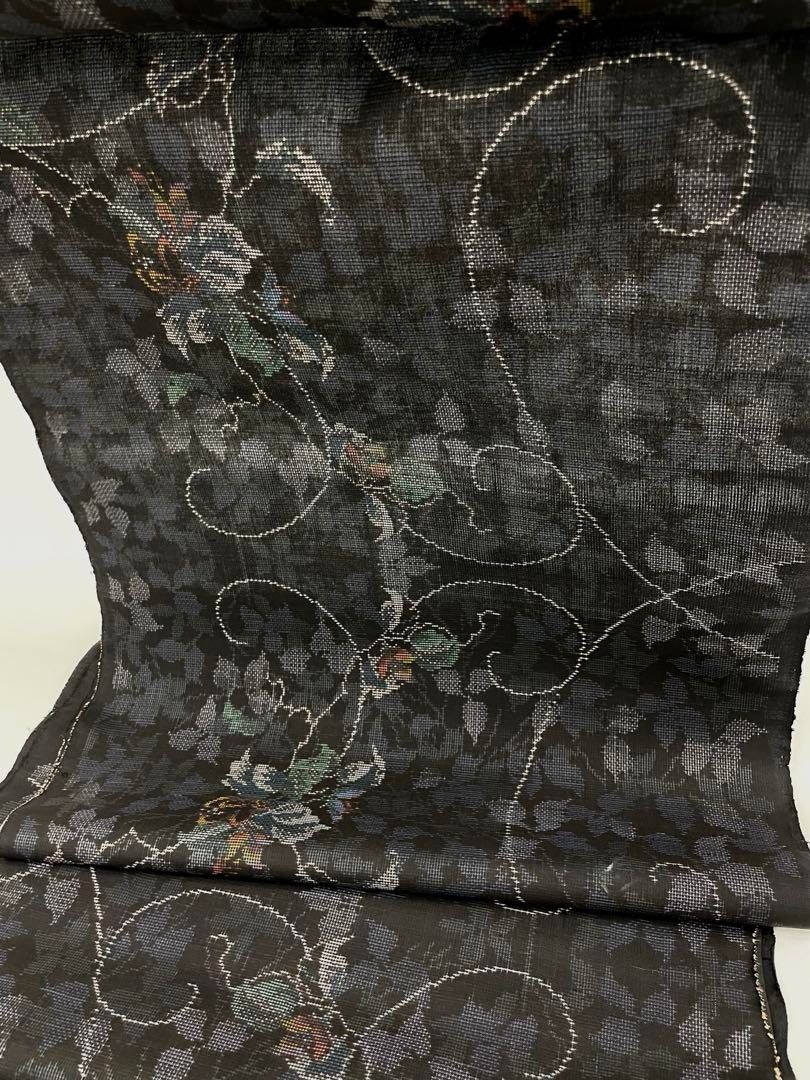 本場奄美大島紬 古代染色 純泥染 通産大臣指定伝統的工芸品 瀧田 正絹