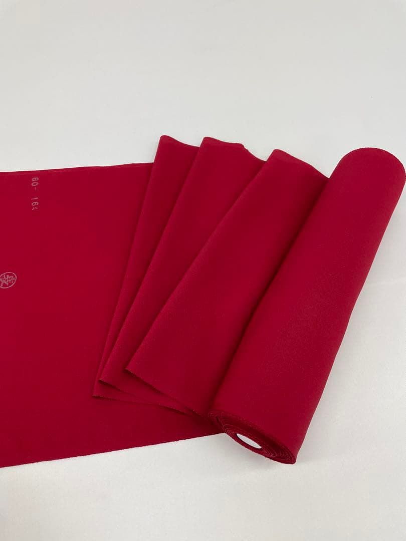 色無地 朱・緋色 正絹 反物 - メルカリ