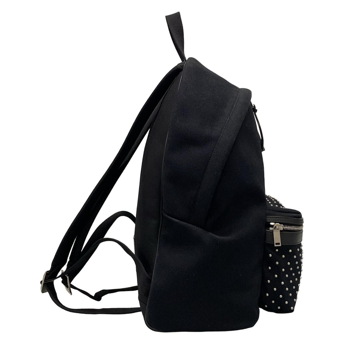 SAINT LAURENT PARIS サンローランパリ リュックサック - 534968 黒 スタッズ レザー